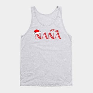 Christmas Family Name "Nana" Photo Design Shirt Tank Top